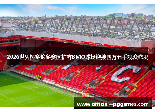 2026世界杯多伦多赛区扩容BMO球场迎接四万五千观众盛况 2026世界杯多伦多赛区扩容BMO球场迎接四万五千观众盛况